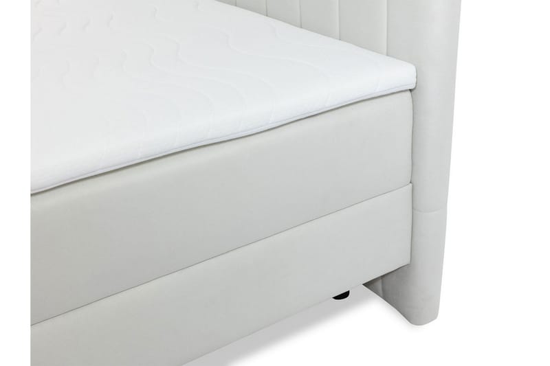 Lillsel Kontinentalsäng 160x200 cm med Sänggavel Tvättbar - Grå - Möbler - Säng - Kontinentalsäng
