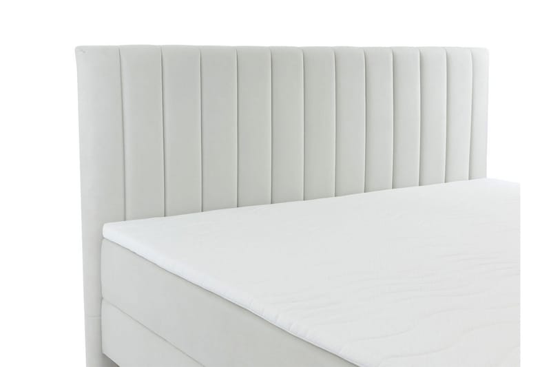 Lillsel Kontinentalsäng 160x200 cm med Sänggavel Tvättbar - Grå - Möbler - Säng - Kontinentalsäng