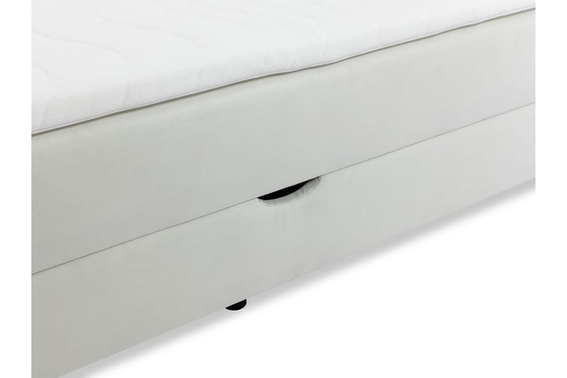 Lillsel Kontinentalsäng 160x200 cm med Sänggavel Tvättbar - Grå - Möbler - Säng - Kontinentalsäng