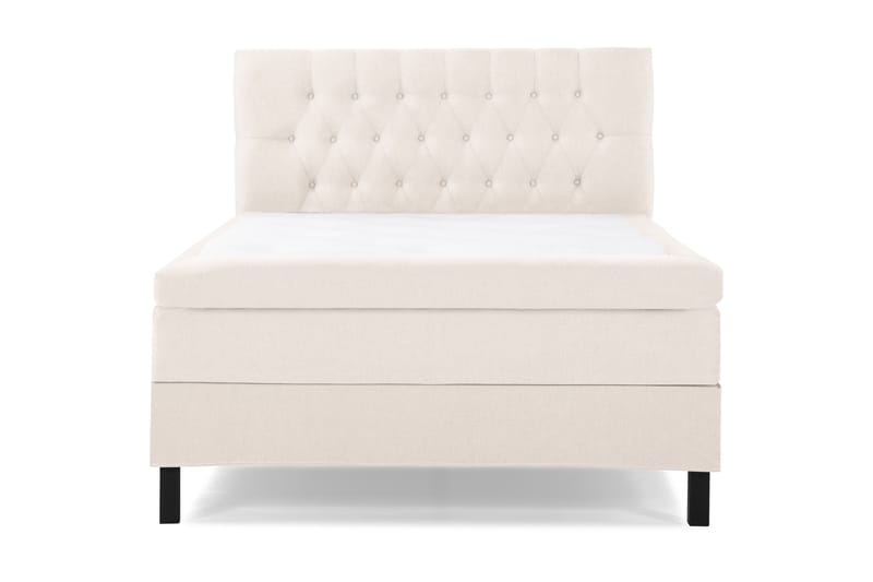 Lucky Komplett Sängpaket 120x200 Latex Diamant Sänggavel - Beige - Möbler - Säng - Komplett sängpaket
