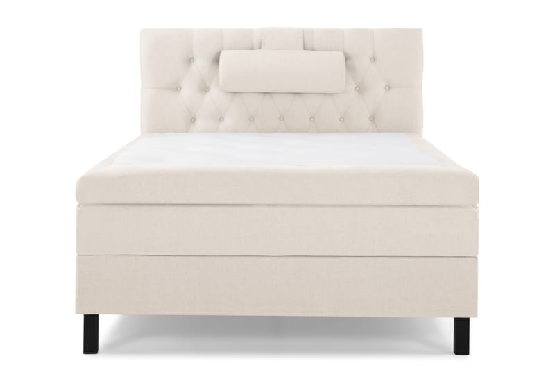 Lucky Komplett Sängpaket 120x200 Latex Diamant Sänggavel - Nackkudde Stor Beige - Möbler - Säng - Komplett sängpaket