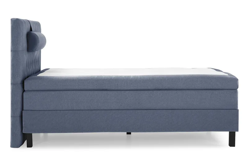 Lucky Komplett Sängpaket 120x200 Latex Diamant Sänggavel - Nackkudde Stor Mörkblå - Möbler - Säng - Kontinentalsäng