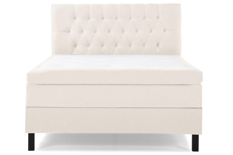 Lucky Komplett Sängpaket 120x200 Memory Diamant Sänggavel, Beige