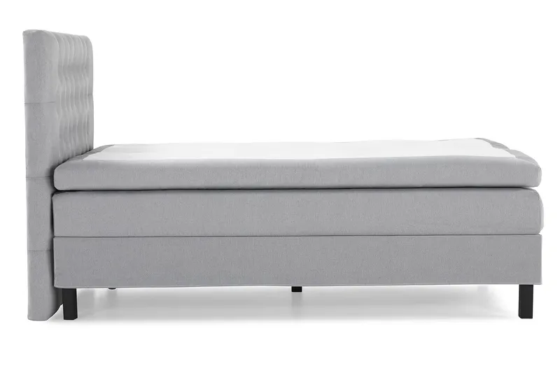 Lucky Komplett Sängpaket 120x200 Memory Diamant Sänggavel - Mellangrå - Möbler - Säng - Kontinentalsäng