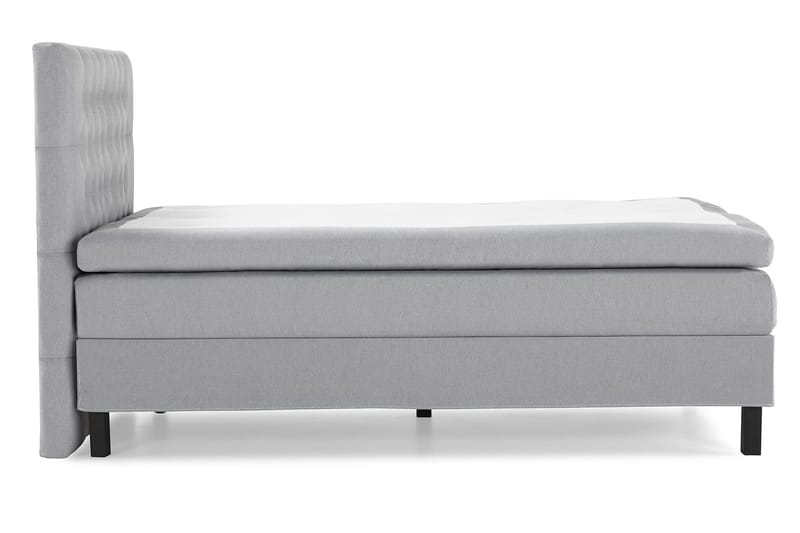 Lucky Komplett Sängpaket 120x200 Memory Diamant Sänggavel - Mellangrå - Möbler - Säng - Kontinentalsäng