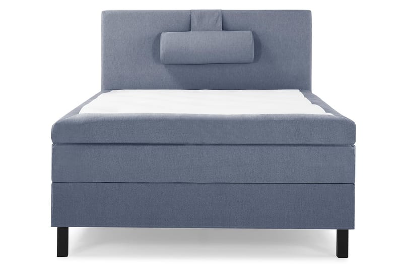 Lucky Komplett Sängpaket 120x200 Memory Slät Sänggavel  N - Nackkudde Stor Mörkblå - Möbler - Säng - Komplett sängpaket