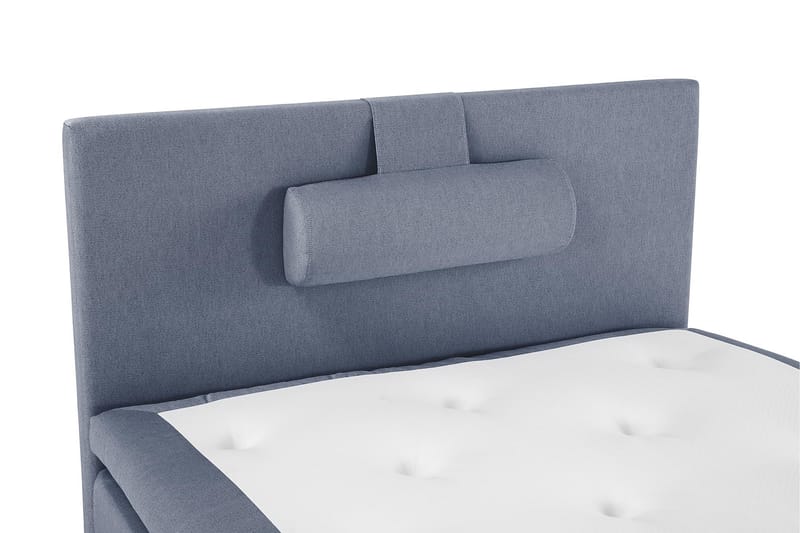 Lucky Komplett Sängpaket 120x200 Memory Slät Sänggavel  N - Nackkudde Stor Mörkblå - Möbler - Säng - Komplett sängpaket
