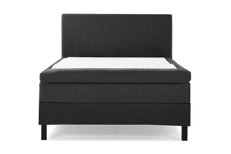 Lucky Komplett Sängpaket 120x200 Memory Slät Sänggavel  S - Svart/Grå - Möbler - Säng - Kontinentalsäng