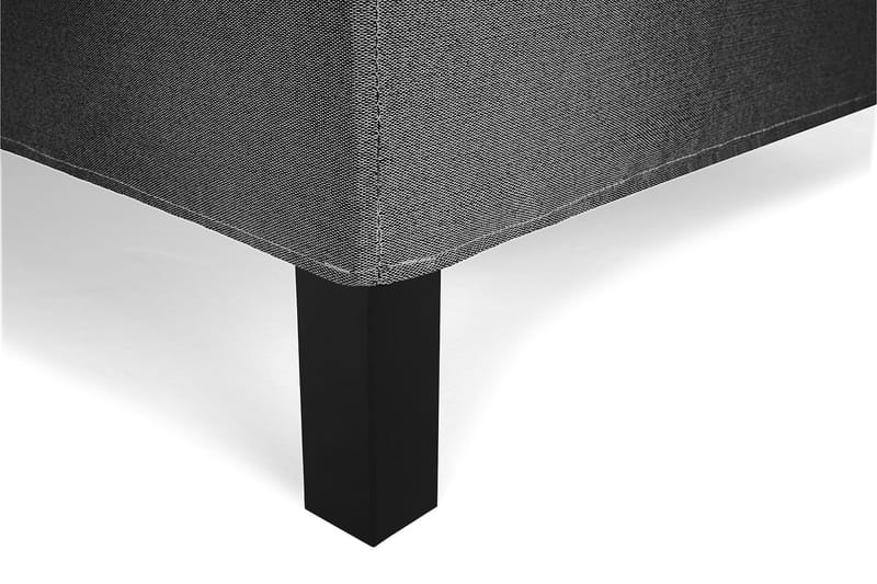 Lucky Komplett Sängpaket 120x200 Memory Slät Sänggavel  S - Svart/Grå - Möbler - Säng - Kontinentalsäng