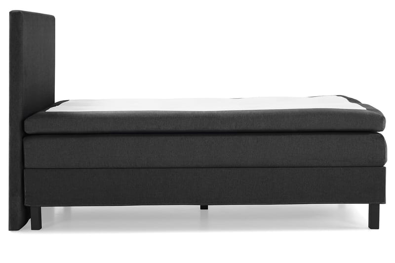 Lucky Komplett Sängpaket 120x200 Memory Slät Sänggavel  S - Svart/Grå - Möbler - Säng - Kontinentalsäng