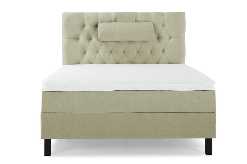 Lucky Komplett Sängpaket 120x200 Skum Diamant Sänggavel - Nackkudde Stor Grön - Möbler - Säng - Kontinentalsäng