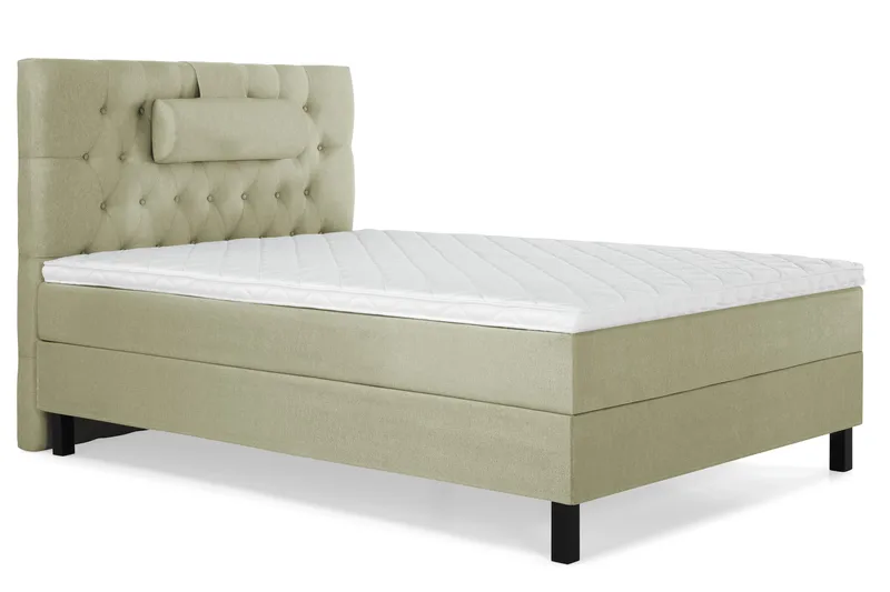 Lucky Komplett Sängpaket 120x200 Skum Diamant Sänggavel - Nackkudde Stor Grön - Möbler - Säng - Kontinentalsäng