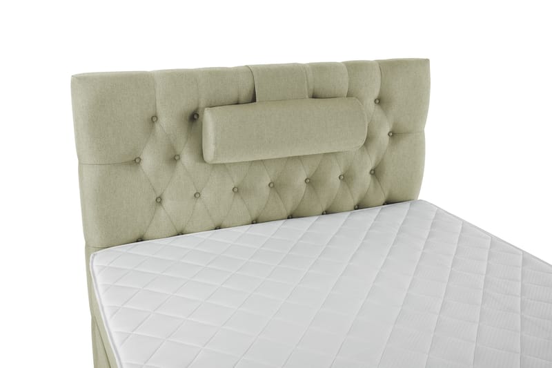 Lucky Komplett Sängpaket 120x200 Skum Diamant Sänggavel - Nackkudde Stor Grön - Möbler - Säng - Kontinentalsäng