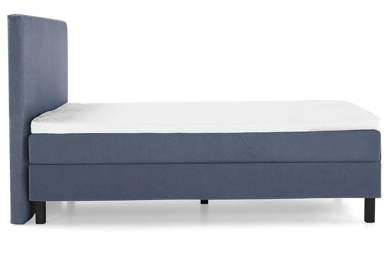 Lucky Komplett Sängpaket 120x200 Skum Slät Sänggavel  Mör - Mörkblå - Möbler - Säng - Kontinentalsäng