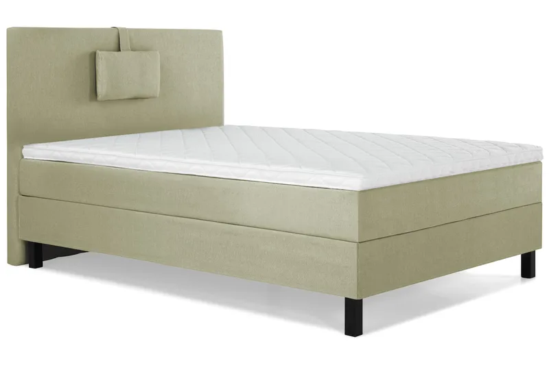 Lucky Komplett Sängpaket 120x200 Skum Slät Sänggavel  Nac - Nackkudde Liten Grön - Möbler - Säng - Kontinentalsäng