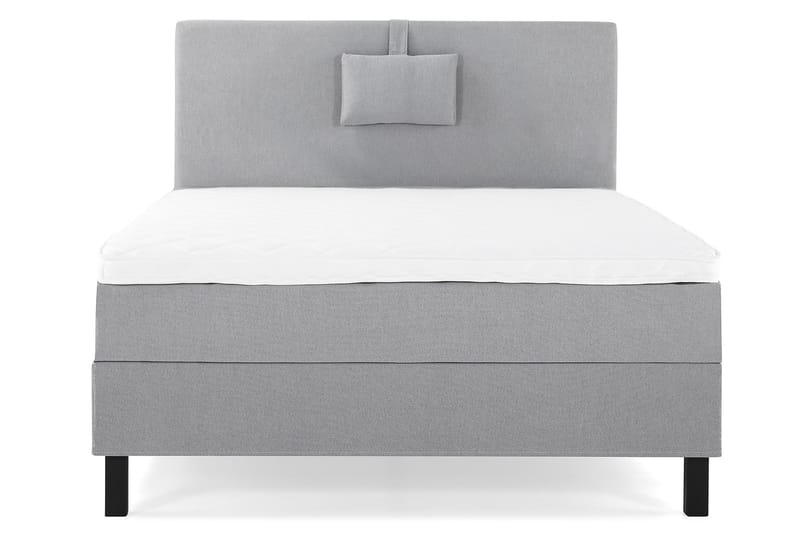 Lucky Komplett Sängpaket 120x200 Skum Slät Sänggavel  Nac - Nackkudde Liten Mellangrå - Möbler - Säng - Kontinentalsäng