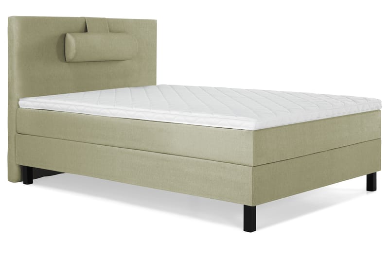 Lucky Komplett Sängpaket 120x200 Skum Slät Sänggavel - Nackkudde Stor Grön - Möbler - Säng - Kontinentalsäng