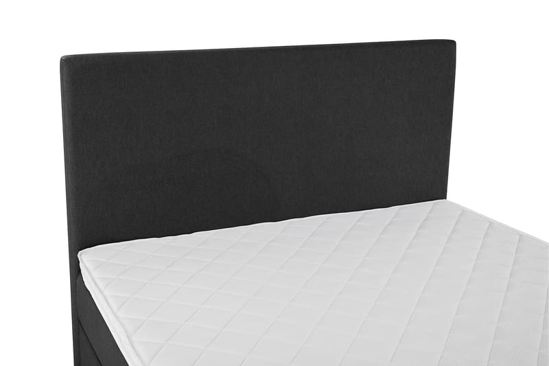 Lucky Komplett Sängpaket 120x200 Skum Slät Sänggavel  Sva - Svart/Grå - Möbler - Säng - Komplett sängpaket