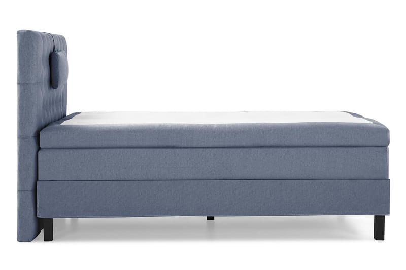 Lucky Komplett Sängpaket 120x200 Polyeter Diamant Sänggavel - Nackkudde Liten Mörkblå - Möbler - Säng - Kontinentalsäng