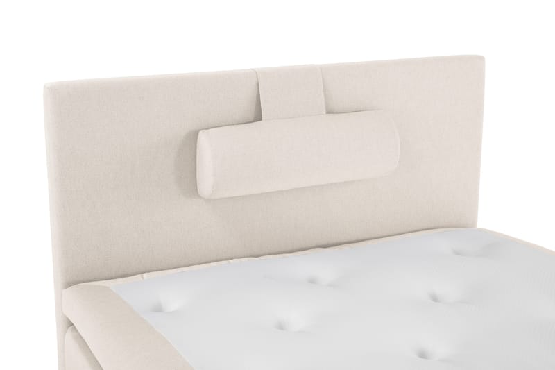 Lucky Komplett Sängpaket 120x200 Polyeter Slät Sänggavel - Nackkudde Stor Beige - Möbler - Säng - Kontinentalsäng