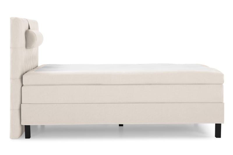 Lucky Komplett Sängpaket 120x200 Polyeter Diamant Sänggavel - Nackkudde Stor Beige - Möbler - Säng - Kontinentalsäng