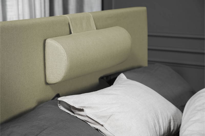 Lucky Komplett Sängpaket 120x200 Polyeter Slät Sänggavel - Nackkudde Stor Grön - Möbler - Säng - Komplett sängpaket