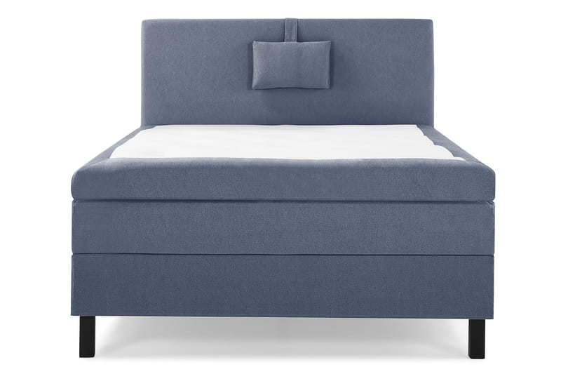 Lucky Komplett Sängpaket 120x200 Polyeter Slät Sänggavel - Nackkudde Liten Mörkblå - Möbler - Säng - Kontinentalsäng