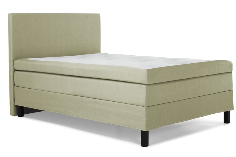 Lucky Komplett Sängpaket 120x200 Polyeter Slät Sänggavel - Grön - Möbler - Säng - Komplett sängpaket