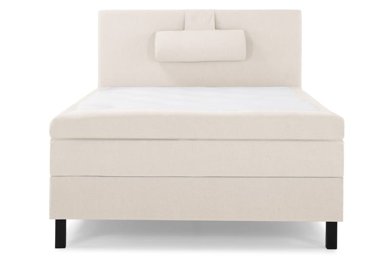 Lucky Komplett Sängpaket 120x200 Polyeter Slät Sänggavel - Nackkudde Stor Beige - Möbler - Säng - Kontinentalsäng
