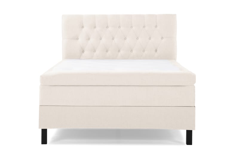 Lucky Komplett Sängpaket 140x200 cm Memory Diamant Sänggavel - Beige - Möbler - Säng - Komplett sängpaket