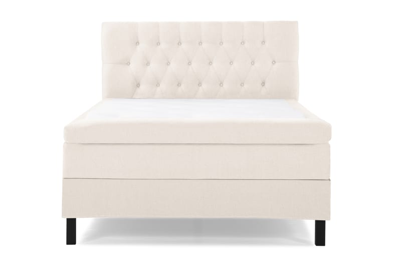 Lucky Komplett Sängpaket 140x200 Latex Diamant Sänggavel - Beige - Möbler - Säng - Komplett sängpaket
