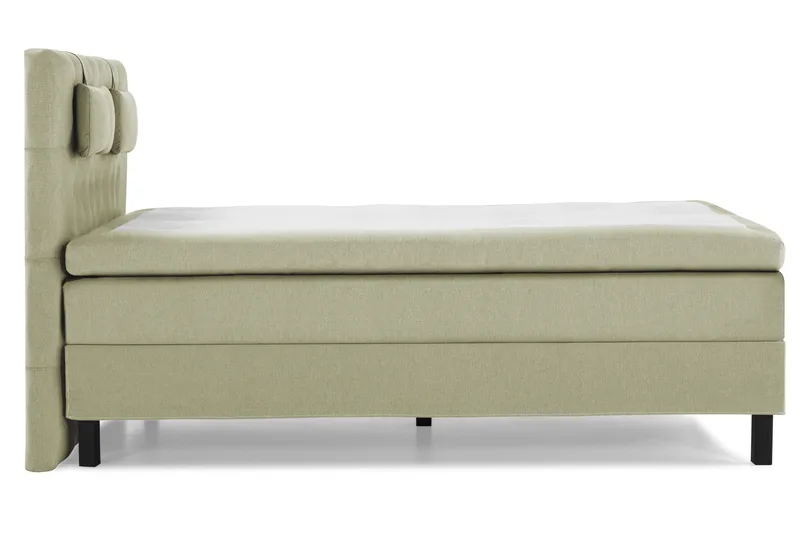 Lucky Komplett Sängpaket 140x200 Latex Diamant Sänggavel - Nackkudde Liten Grön - Möbler - Säng - Kontinentalsäng