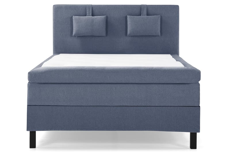 Lucky Komplett Sängpaket 140x200 Latex Slät Sänggavel  Na - Nackkudde Liten Mörkblå - Möbler - Säng - Komplett sängpaket