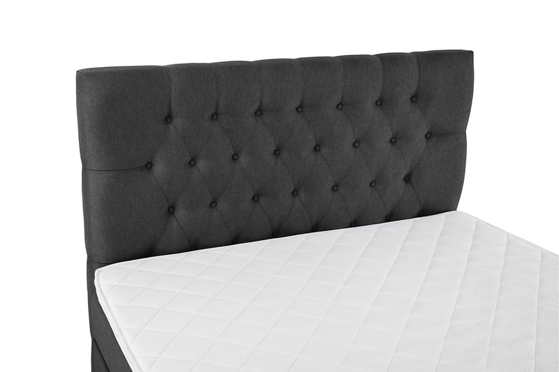 Lucky Komplett Sängpaket 140x200 Skum Diamant - Svart/Grå - Möbler - Säng - Komplett sängpaket