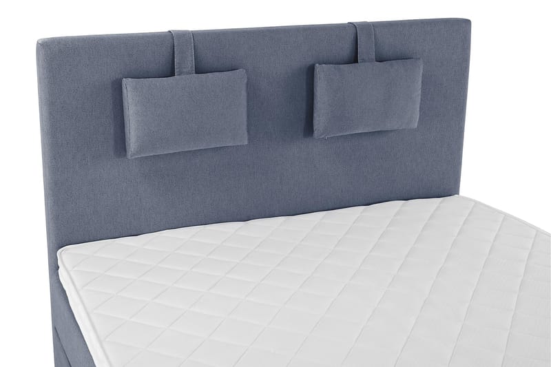 Lucky Komplett Sängpaket 140x200 Skum Slät Sänggavel  Nac - Nackkudde Liten Mörkblå - Möbler - Säng - Kontinentalsäng