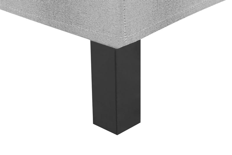 Lucky Komplett Sängpaket 140x200 Polyeter Slät Sänggavel - Nackkudde Stor Mellangrå - Möbler - Säng - Komplett sängpaket