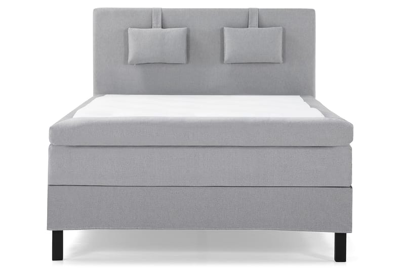 Lucky Komplett Sängpaket 140x200 Polyeter Slät - Nackkudde Liten Mellangrå - Möbler - Säng - Komplett sängpaket