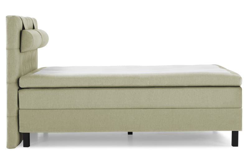 Lucky Komplett Sängpaket 140x200 Polyeter Diamant Sänggavel - Nackkudde Stor Grön - Möbler - Säng - Kontinentalsäng