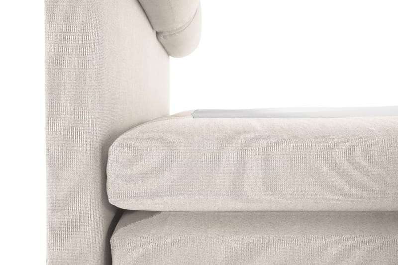 Lucky Komplett Sängpaket 140x200 Polyeter Slät Sänggavel - Nackkudde Stor Beige - Möbler - Säng - Komplett sängpaket