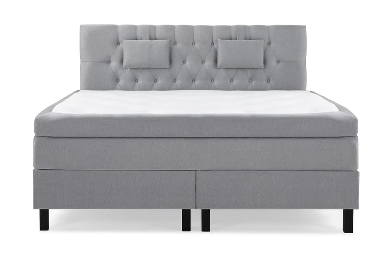 Lucky Komplett Sängpaket 160x200 Latex Diamant - Nackkudde Liten Mellangrå - Möbler - Säng - Kontinentalsäng