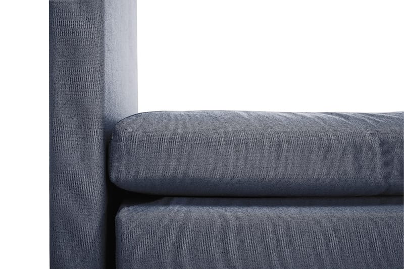 Lucky Komplett Sängpaket 160x200 Memory Slät Sänggavel - Mörkblå - Möbler - Säng - Kontinentalsäng