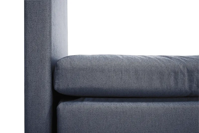 Lucky Komplett Sängpaket 160x200 Memory Slät Sänggavel - Nackkudde Liten Mörkblå - Möbler - Säng - Kontinentalsäng