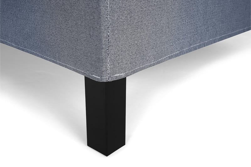 Lucky Komplett Sängpaket 160x200 Memory Slät Sänggavel - Nackkudde Liten Mörkblå - Möbler - Säng - Kontinentalsäng
