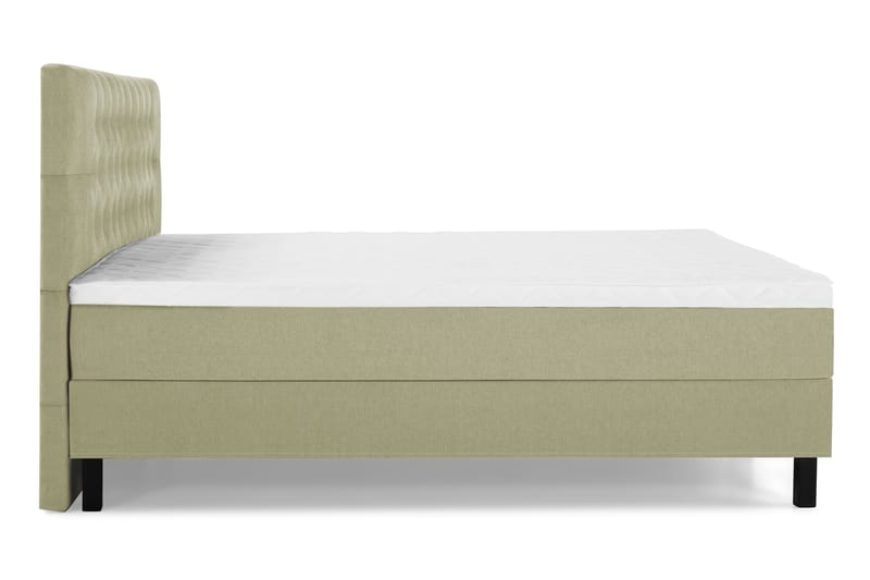 Lucky Komplett Sängpaket 160x200 Skum Diamant Sänggavel - Grön - Möbler - Säng - Komplett sängpaket