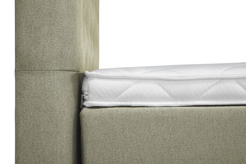 Lucky Komplett Sängpaket 160x200 Skum Diamant Sänggavel - Nackkudde Liten Grön - Möbler - Säng - Kontinentalsäng