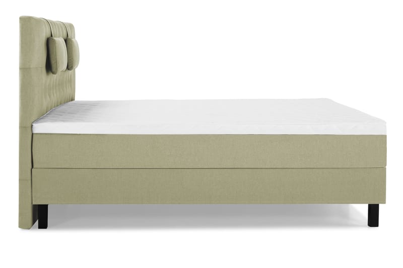 Lucky Komplett Sängpaket 160x200 Skum Diamant Sänggavel - Nackkudde Liten Grön - Möbler - Säng - Kontinentalsäng