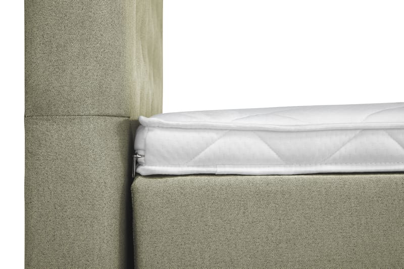 Lucky Komplett Sängpaket 160x200 Skum Diamant Sänggavel - Nackkudde Liten Grön - Möbler - Säng - Kontinentalsäng