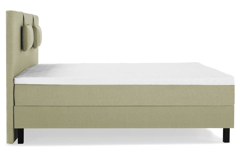 Lucky Komplett Sängpaket 160x200 Skum Slät Sänggavel - Nackkudde Liten Grön - Möbler - Säng - Komplett sängpaket