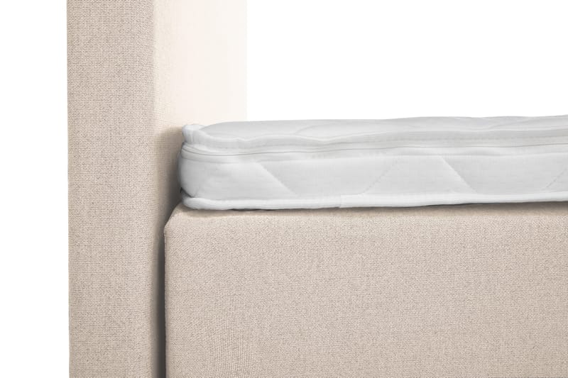 Lucky Komplett Sängpaket 160x200 Skum Slät Sänggavel - Nackkudde Stor Beige - Möbler - Säng - Kontinentalsäng