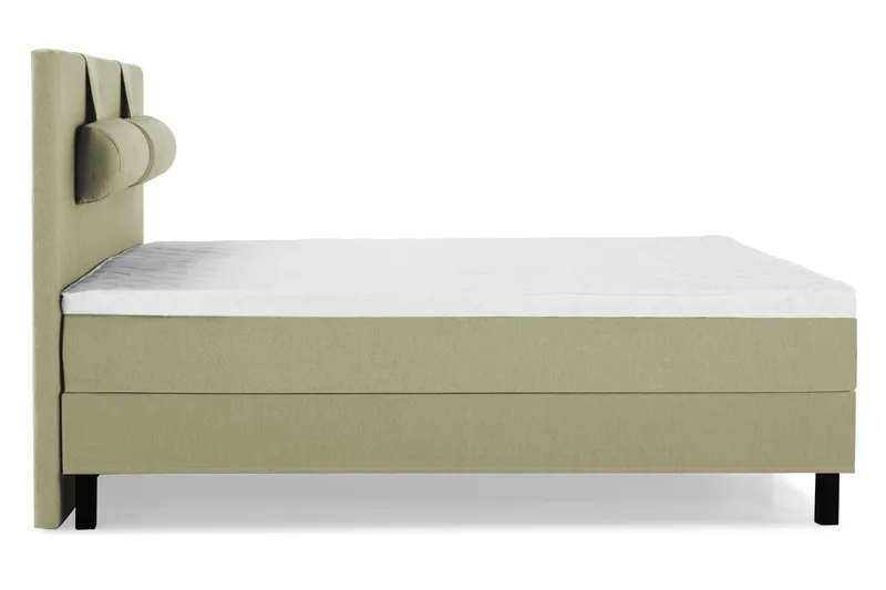 Lucky Komplett Sängpaket 160x200 Skum Slät Sänggavel - Nackkudde Stor Grön - Möbler - Säng - Kontinentalsäng